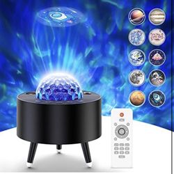Galaxy Projector Lights for Bedroom Kids Starry Night Light with Bluetooth Music as a Valentines Day Gifts for Him/Her