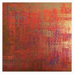 Original Abstract Colorful Painting - 36” X 36”