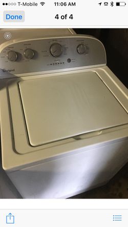 Whirlpool washer/ 90 day warranty/ free delivery and installation