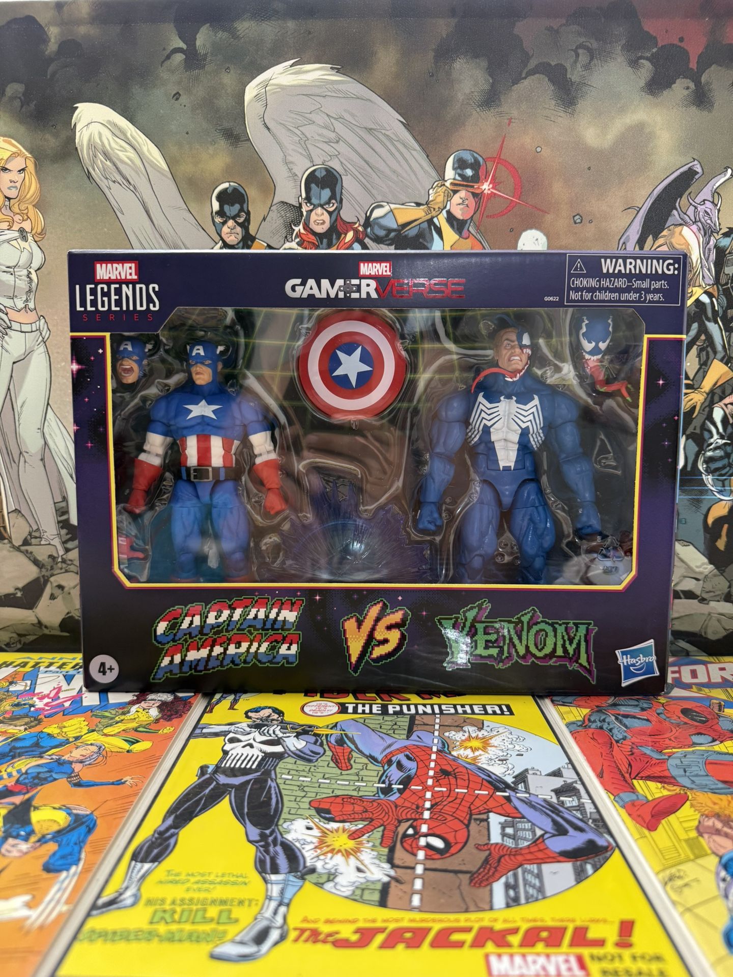 Marvel Legends Captain America Vs Venom GamerVerse