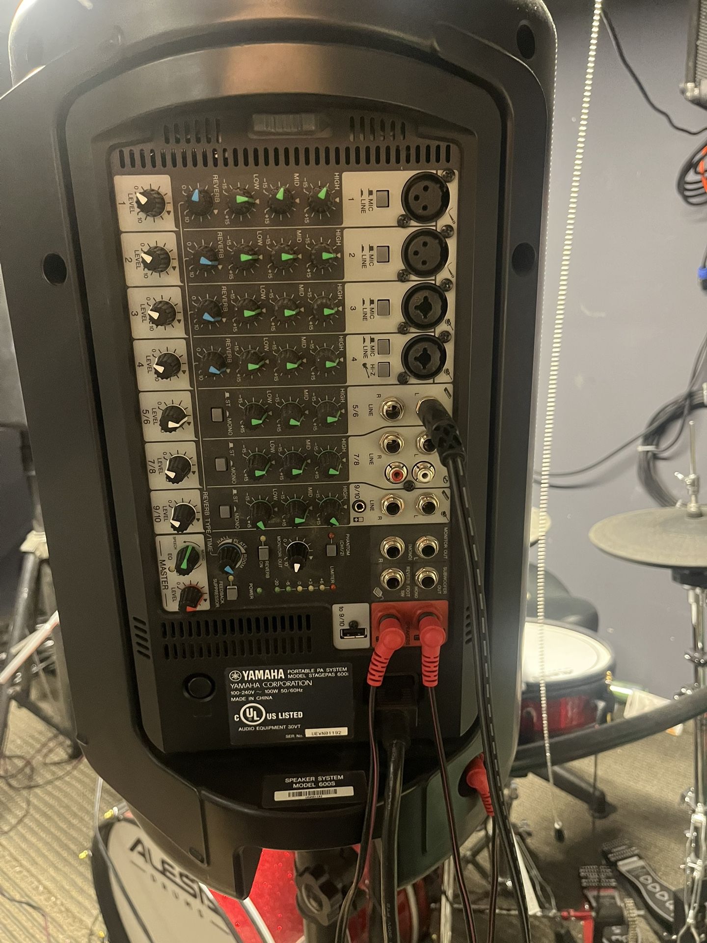 Alesis Strike Pro SE AND Yamaha Model 600S PA System for Sale in Fontana, CA OfferUp