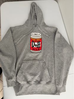 Men size Medium hoodie "Duff" Simpsons