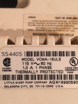 Condensate Removal Pump
