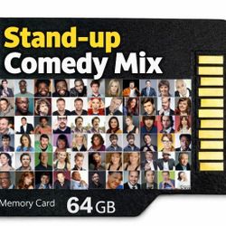 Stand Up Comedy Mix 1000+ Hours 64Gb SD Card