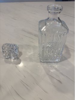 J.G. Durand Cristal d'Arques Crystal Decanter Tuilleries Villandry Pattern