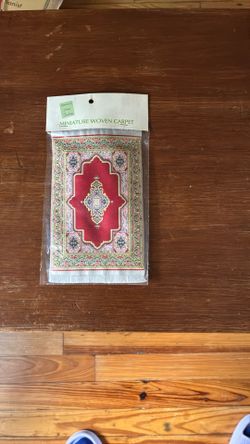 Turkey  Miniature Woven Carpet 7”/4”