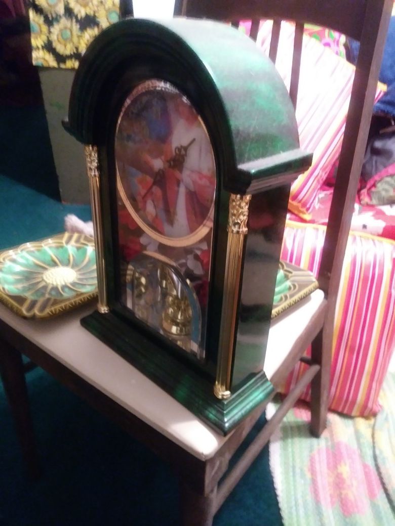 Antique God or Jesus clock