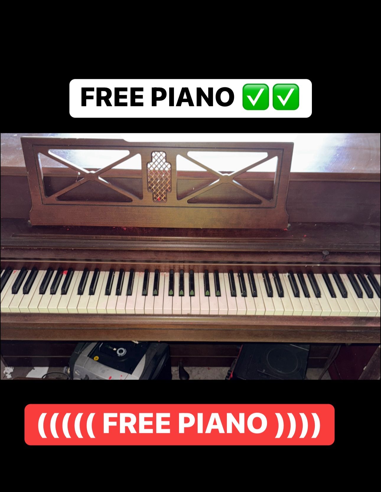 FREE PIANO‼️‼️‼️‼️