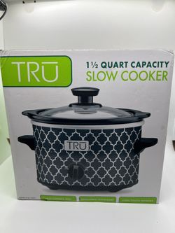Tru 1 1/2 quart capacity slow cooker