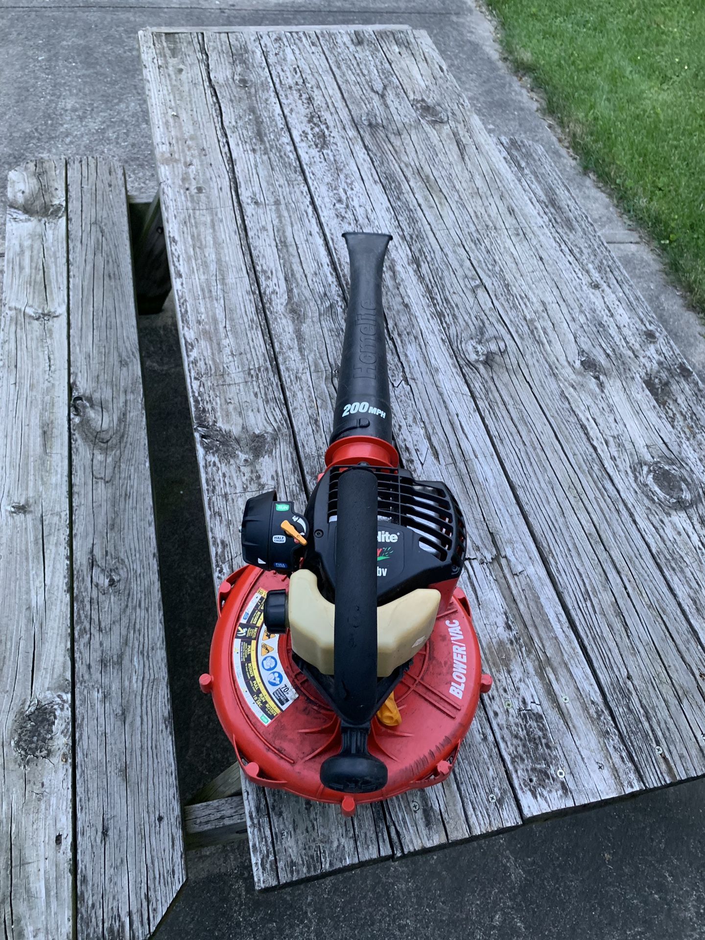 Homelite Mighty Lite 26bv Leaf Blower