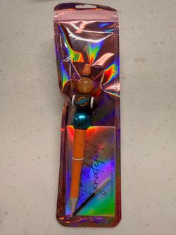 Miami Dolphins Beaded Pen