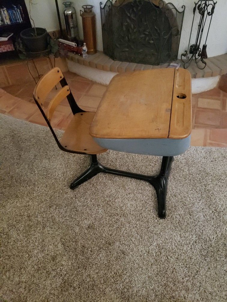 Vintage School Desk