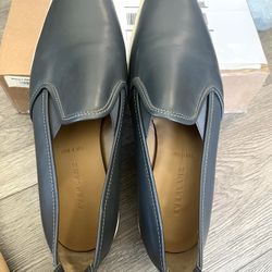 Everlane Italian Leather Slip On Flats, Size 10/EU 40