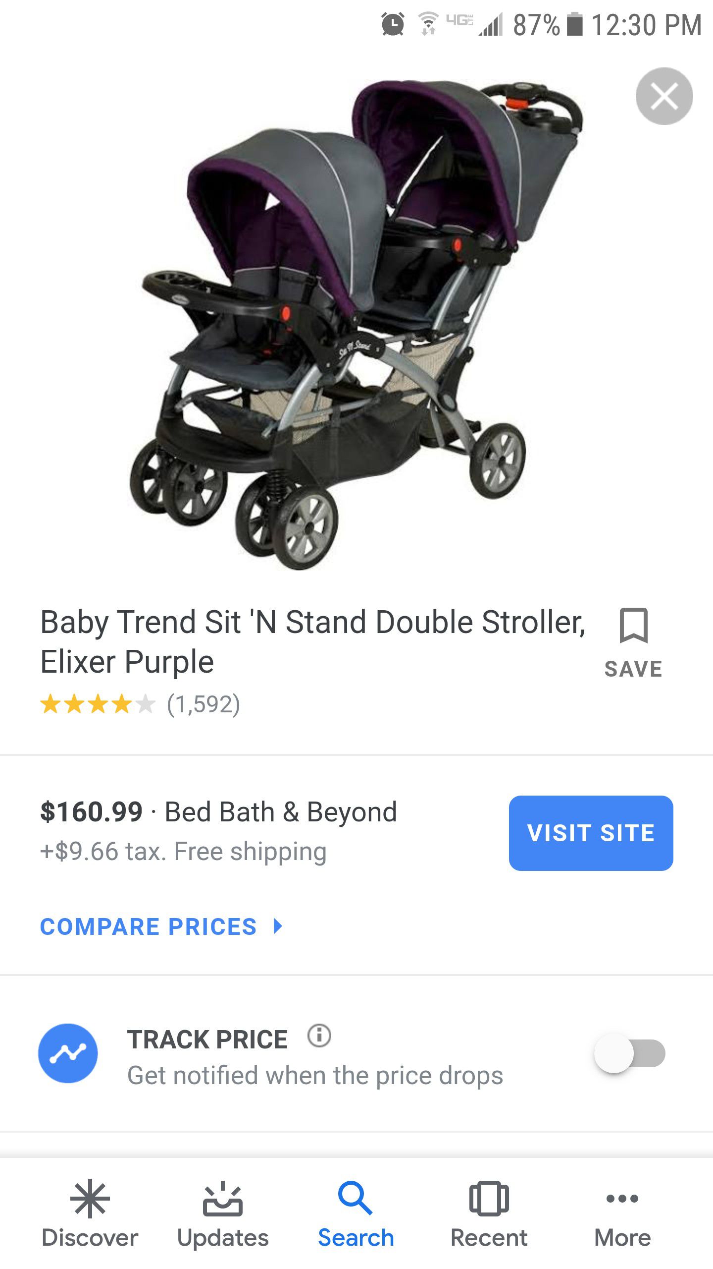 Baby Trend Double Stroller Sit N Stand