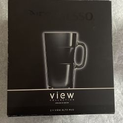NEW Nespresso View Collection Alto Glass Coffee Mugs