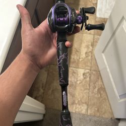 Custom Fishing Rod And Real