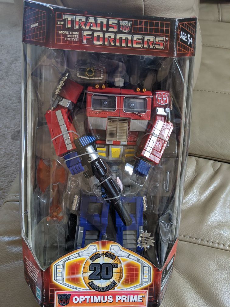 RARE Optimus prime vintage New in box transformers ANNIVERSARY figure toy collectable