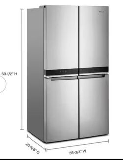 Refrigerator/Freezer Whirlpool 4 Door 19.4 Cubic Feet