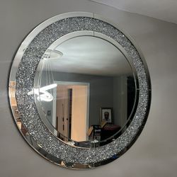 Beautiful Crystal Encrusted Mirror 