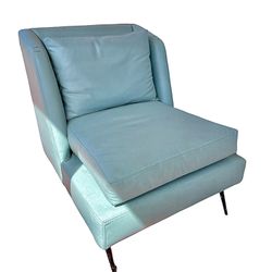 Verellen Light Blue Accent Couch/chair