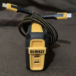 DEWALT Heavy Duty 100W USB C block and cable!! Great Value and extremely durable. Super fast Charging. 