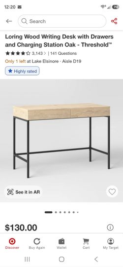 Wood Writing Desk