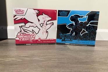 Black Flare White Bolt Pokemon Center ETBs