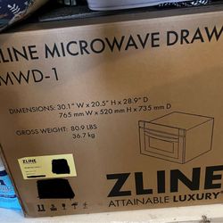 Brand New ZLINE microwave drawer MWD-1 $800