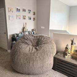 LoveSac Super Sac In Chinchilla Dense Phur