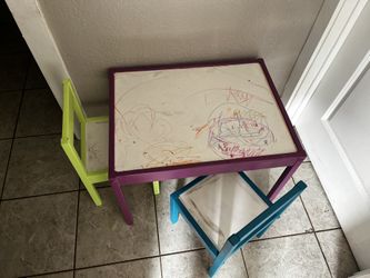 Kid Table And 2 Chairs