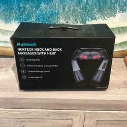 Nekteck Neck and Back Massager With Heat