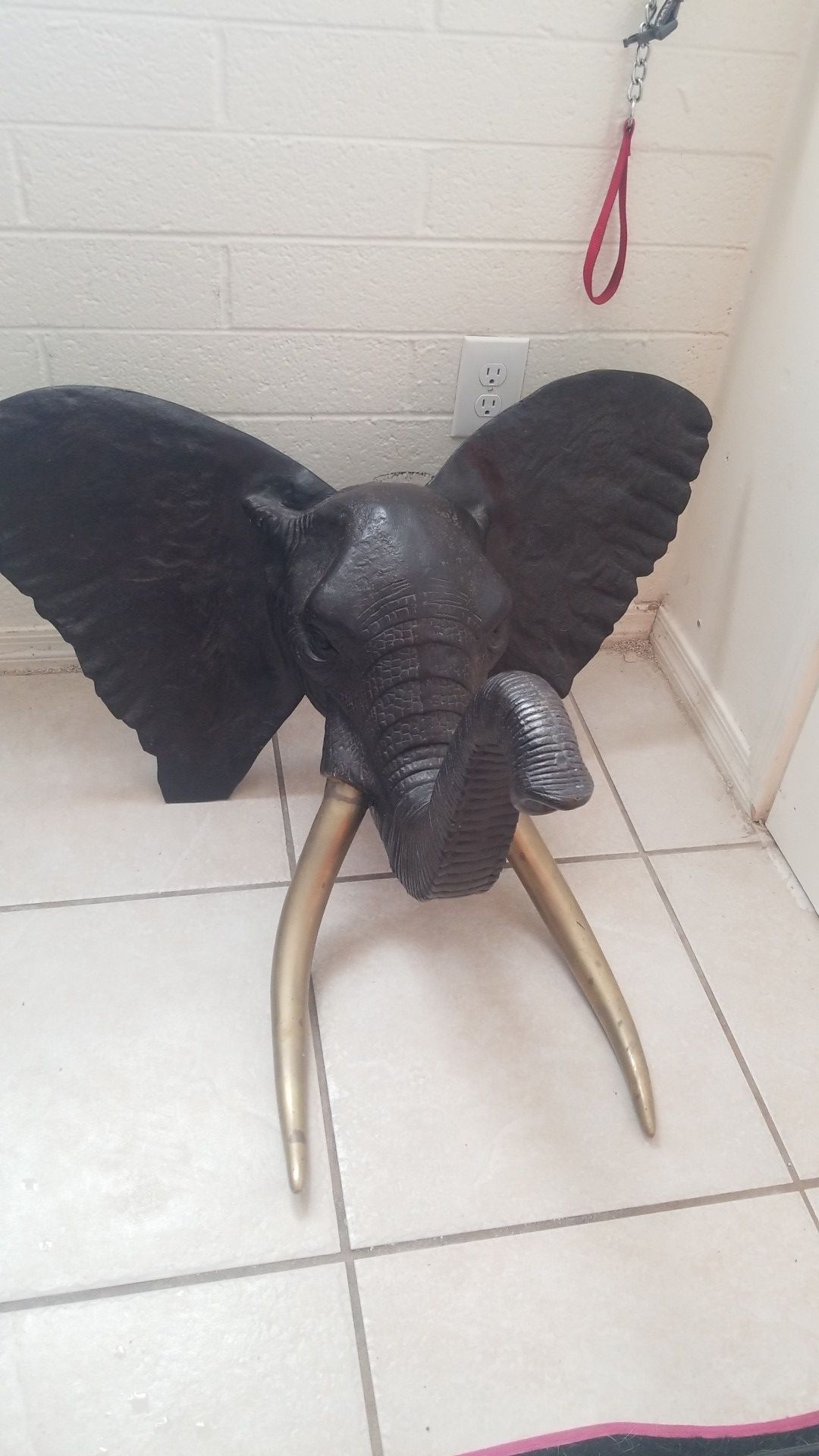 Metal Elephant Head