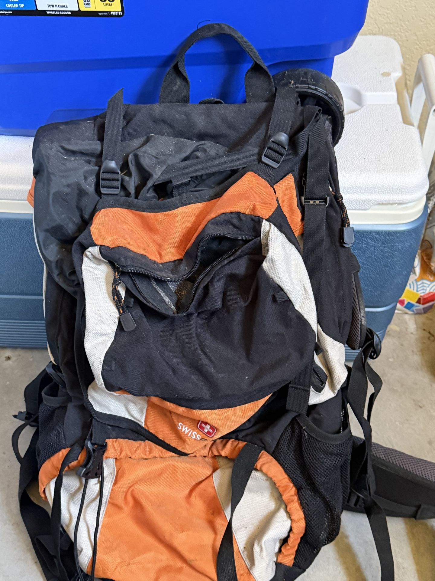 Swiss army hiking backpack