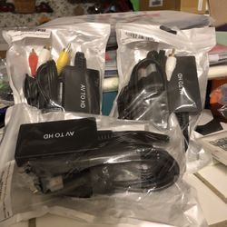 3 New Pks. HDMI to RCA Converters $5. Ea.