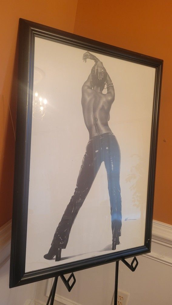 Large Framed Print Art Piece