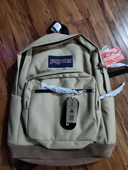 JanSport Backpack Tan/Khaki New with Tags