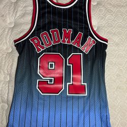 1995-96 Hardwood Classics Dennis Rodman Jersey