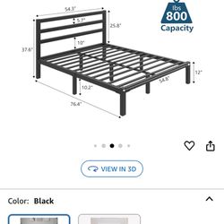 Bed/mattress/bed frame