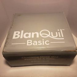 BlanQuil Basic Weighted Blanket 12 lb navy blue new selling for only $30

