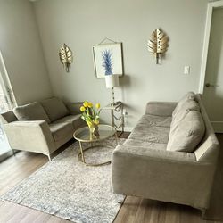 Gray Leather Sofas 