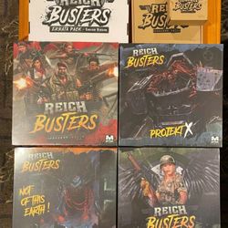 Kickstarter Boardgame Kickstarter Reichbusters Gung-Ho Bundle All-In & Extras Tabletop Boardgame