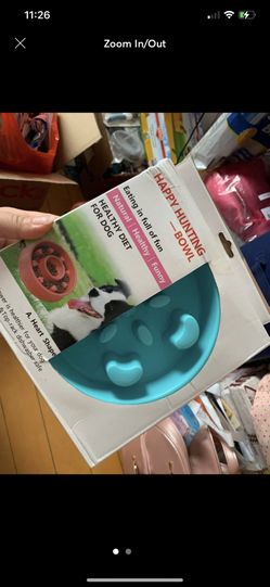 Brand New Pet Food Bowl Blue