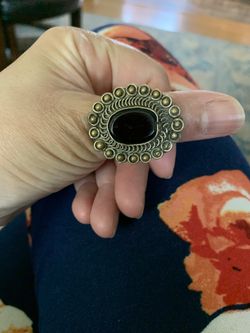 Antique look ring