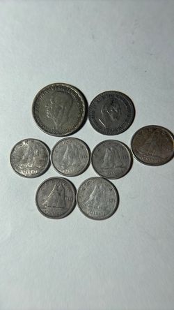 Below  melt Silver Coin Lot .Canada & Europe