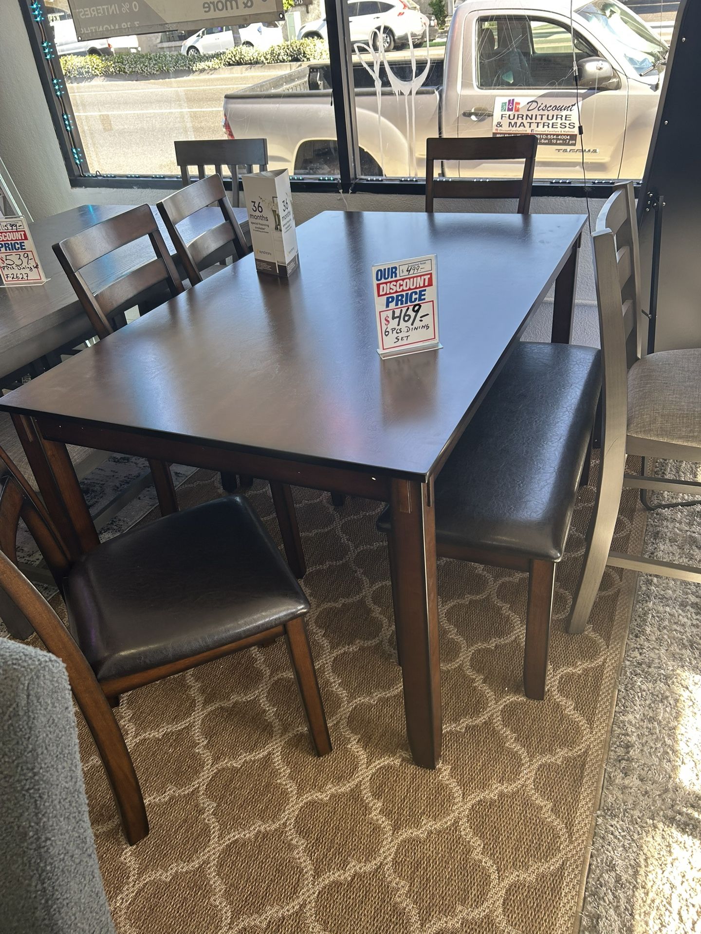 6 Piece Dining Table Set