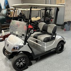 2018 Yamaha Brand New Batteries Drive 2 Electric Golf Cart Street Legal