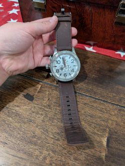 Nixon The 51-30 Chrono Men's Watch – Brown Leather Band