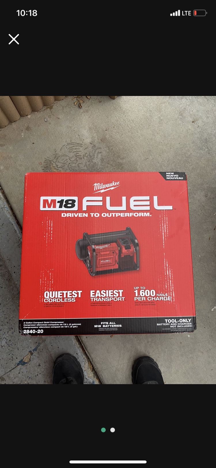 Milwaukee Compressor Cordless