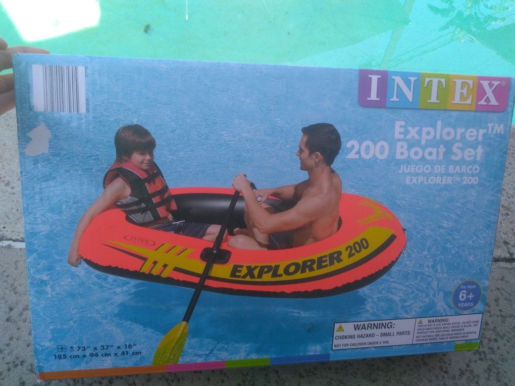 Intex explorer inflatable boat