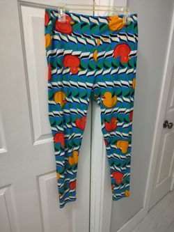 LulaRue Rubber Ducky Leggings (L) Tall and Curvy